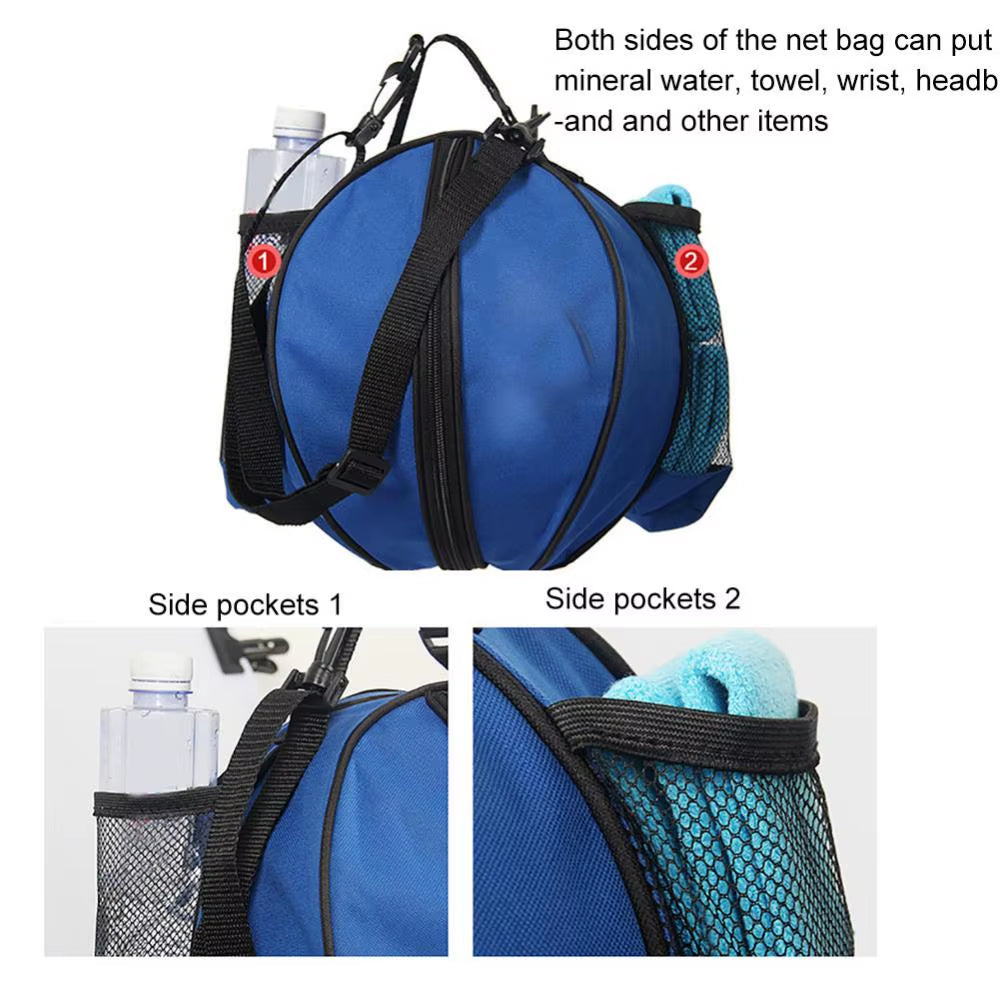 Portable Basketball Shoulder Bag Sport Waterproof Oxford Cloth Football Volleyball Storage Backpack Sports Bag